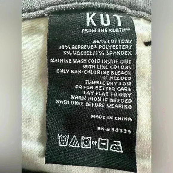 Kut From The Kloth High Rise Elizabeth Ankle Staight Leg (436) - Picture 15 of 16